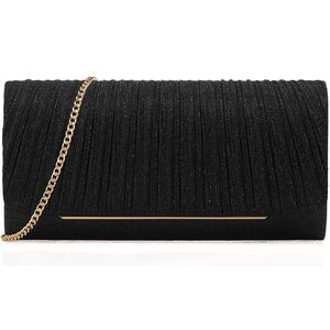 Sparkling Evening Clutch Purse-Glitter mal Handbag With Detachable :3